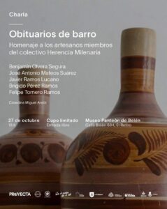 Charla Obituarios de barro